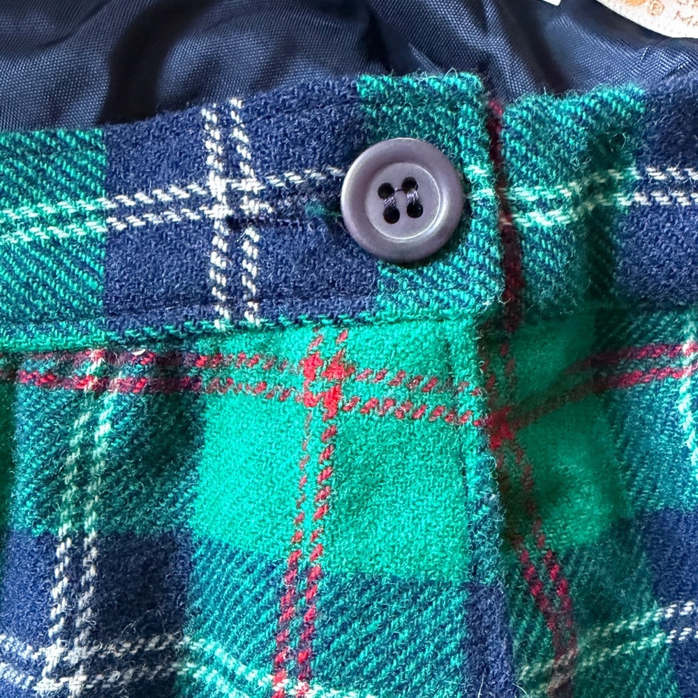 Pendleton Blue and Green Plaid Skirt - Picture 6 of 7